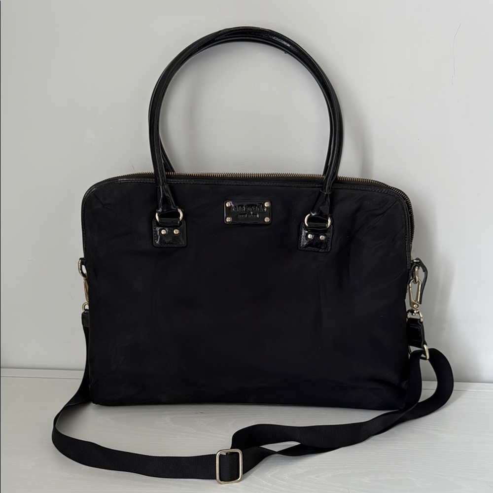 Black Laptop Bag with Shoulder Strap